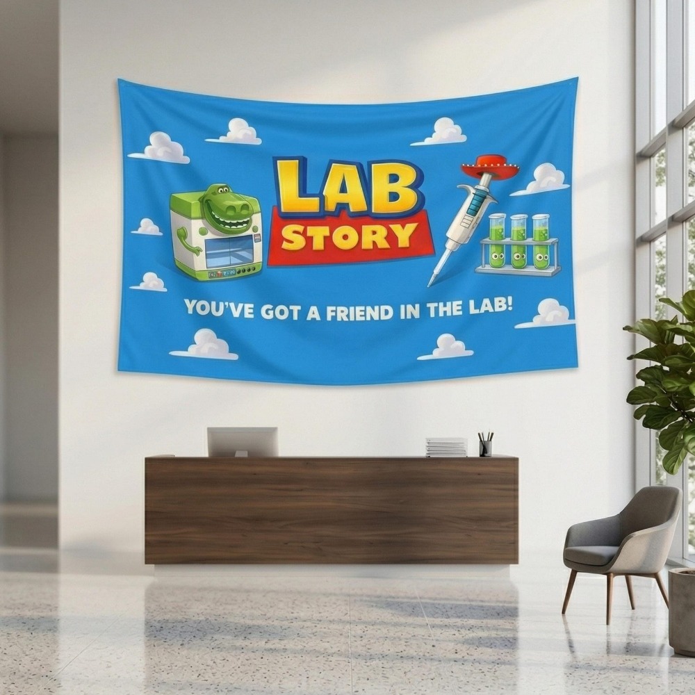 Medical Lab Week 2026 - Gobelin Lab Week 2026, dekoracja ścienna